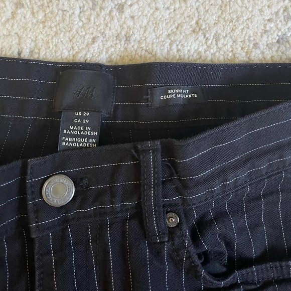 H&M Pinstripe Skinny Jeans - Picture 4 of 4